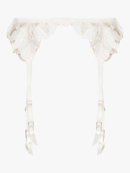 Lily Embroidered Garter Belt