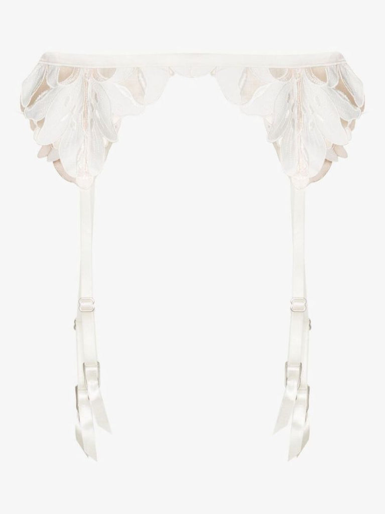 Lily Embroidered Garter Belt