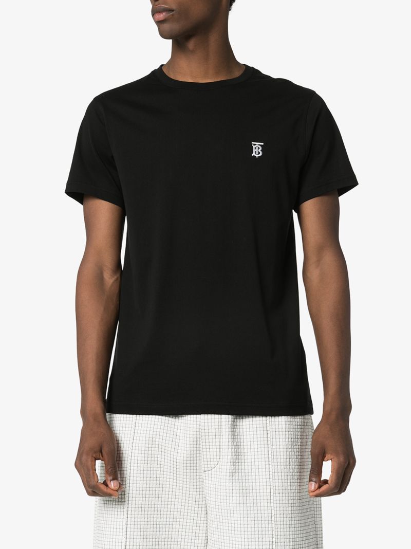 Black Monogram Logo T-shirt