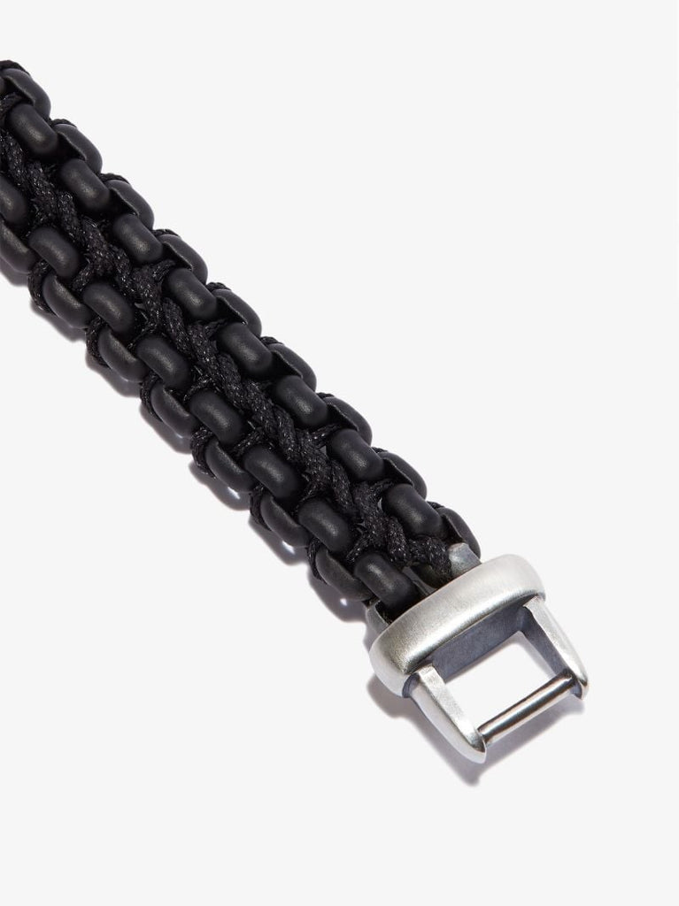 Sterling Silver Woven Box Chain Bracelet
