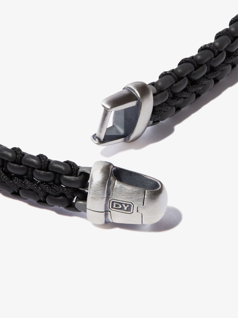 Sterling Silver Woven Box Chain Bracelet
