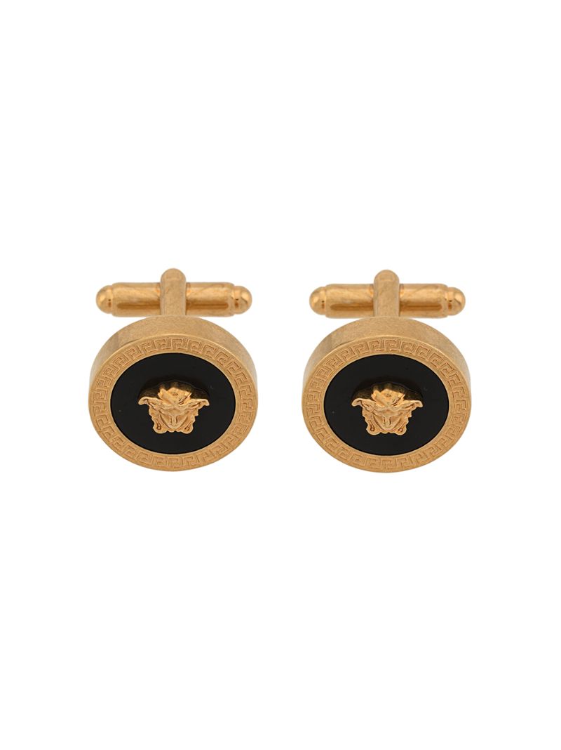 Gold-tone Medusa Cufflinks