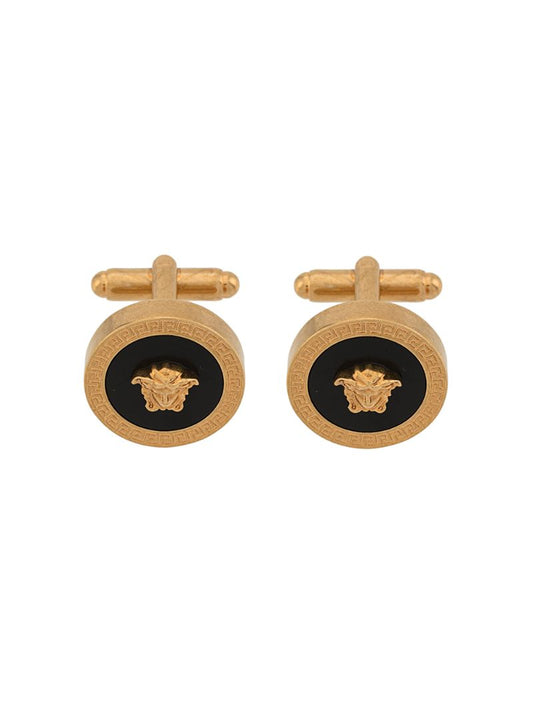 Gold-tone Medusa Cufflinks