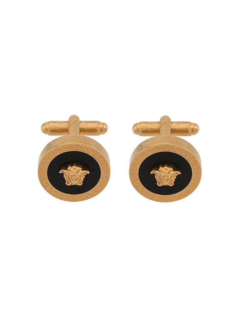 Gold-tone Medusa Cufflinks