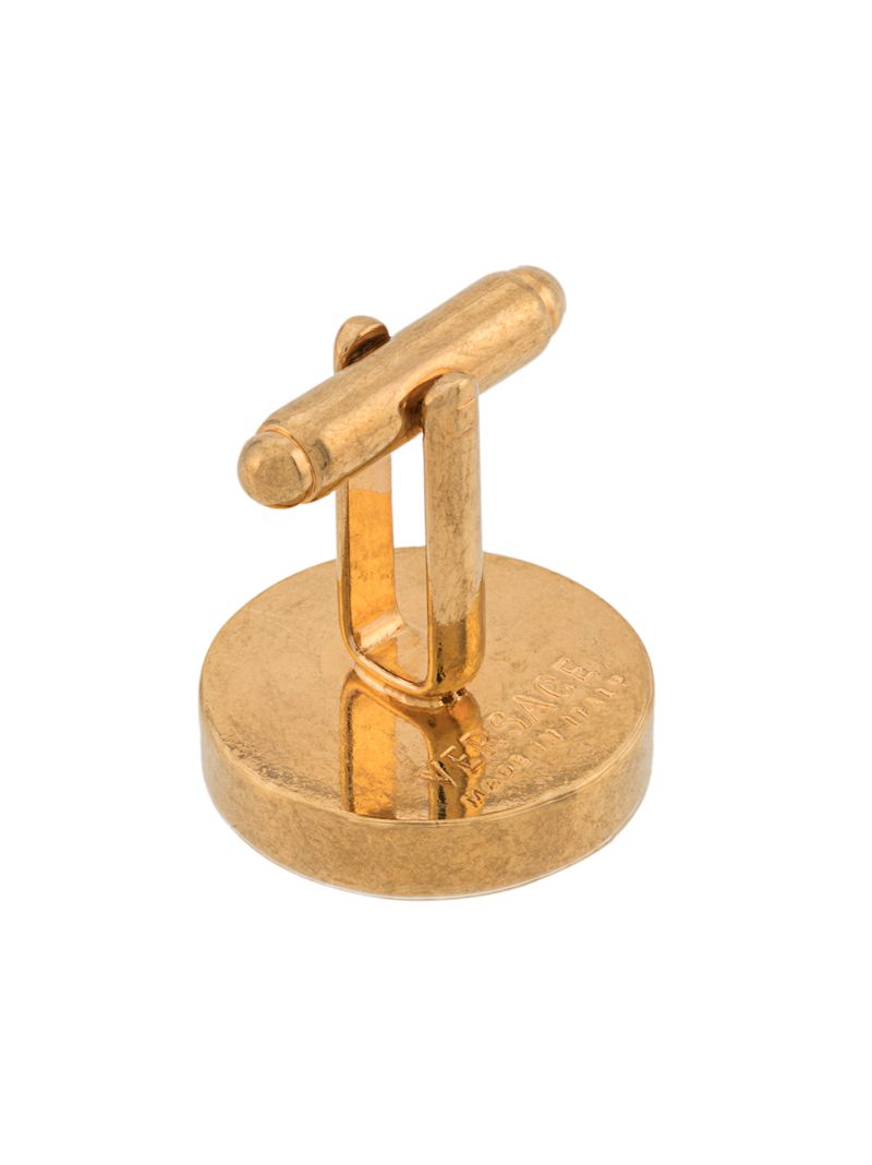 Gold-tone Medusa Cufflinks