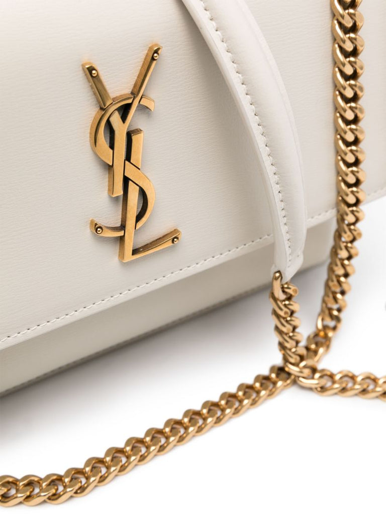 White Sunset Medium Leather Shoulder Bag