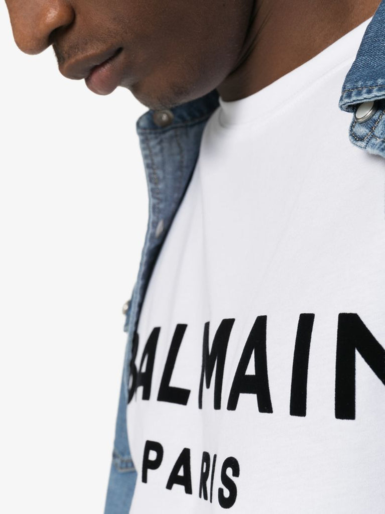 Paris Logo Print T-shirt