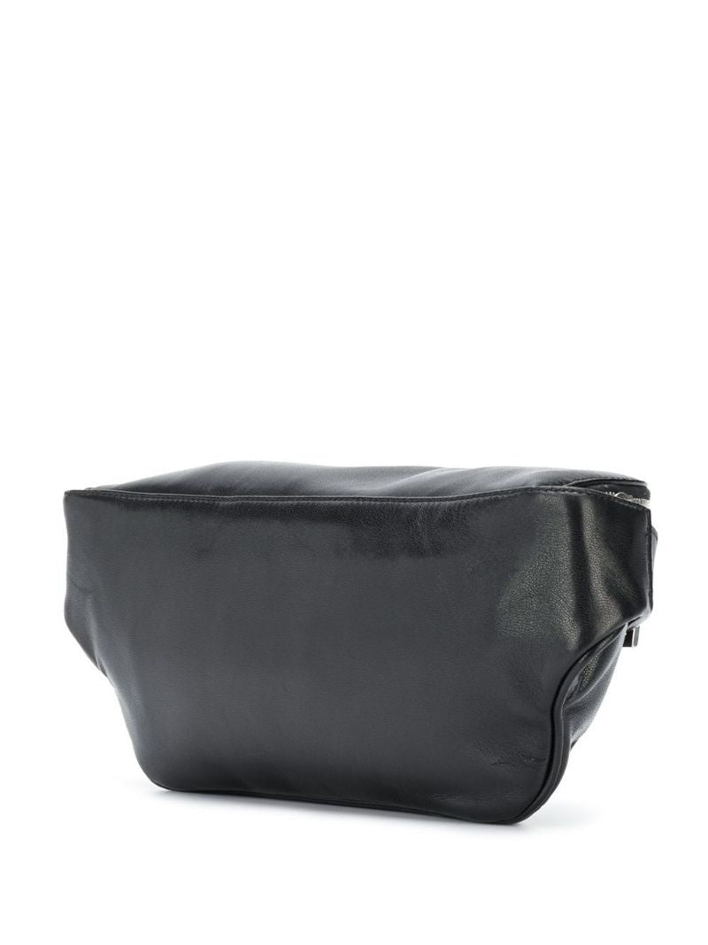 Black Cassandre Leather Belt Bag