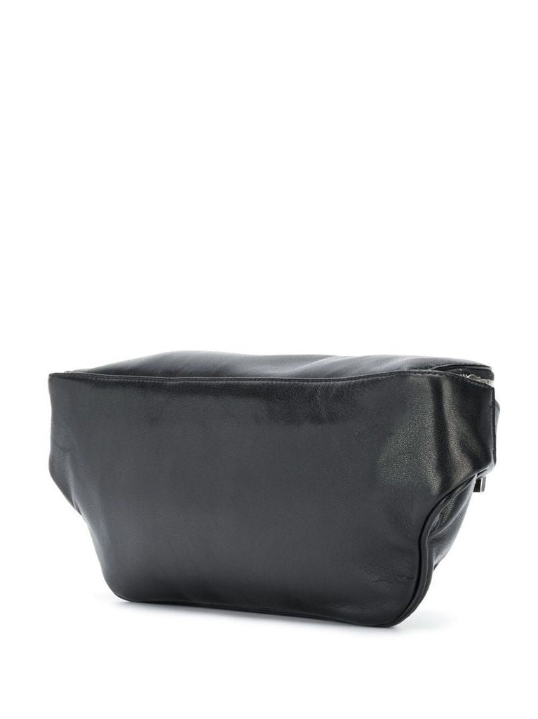 Black Cassandre Leather Belt Bag