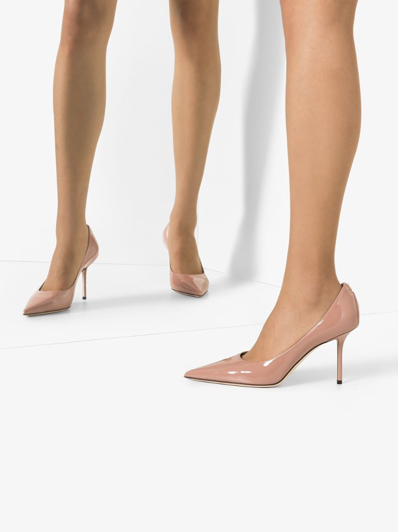 Jimmy Choo Love 85 Ptnt Lthr Pmp Ptoe