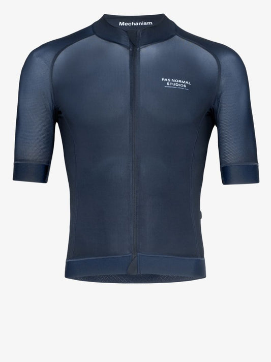 Blue Mechanism Cycling Jersey Top