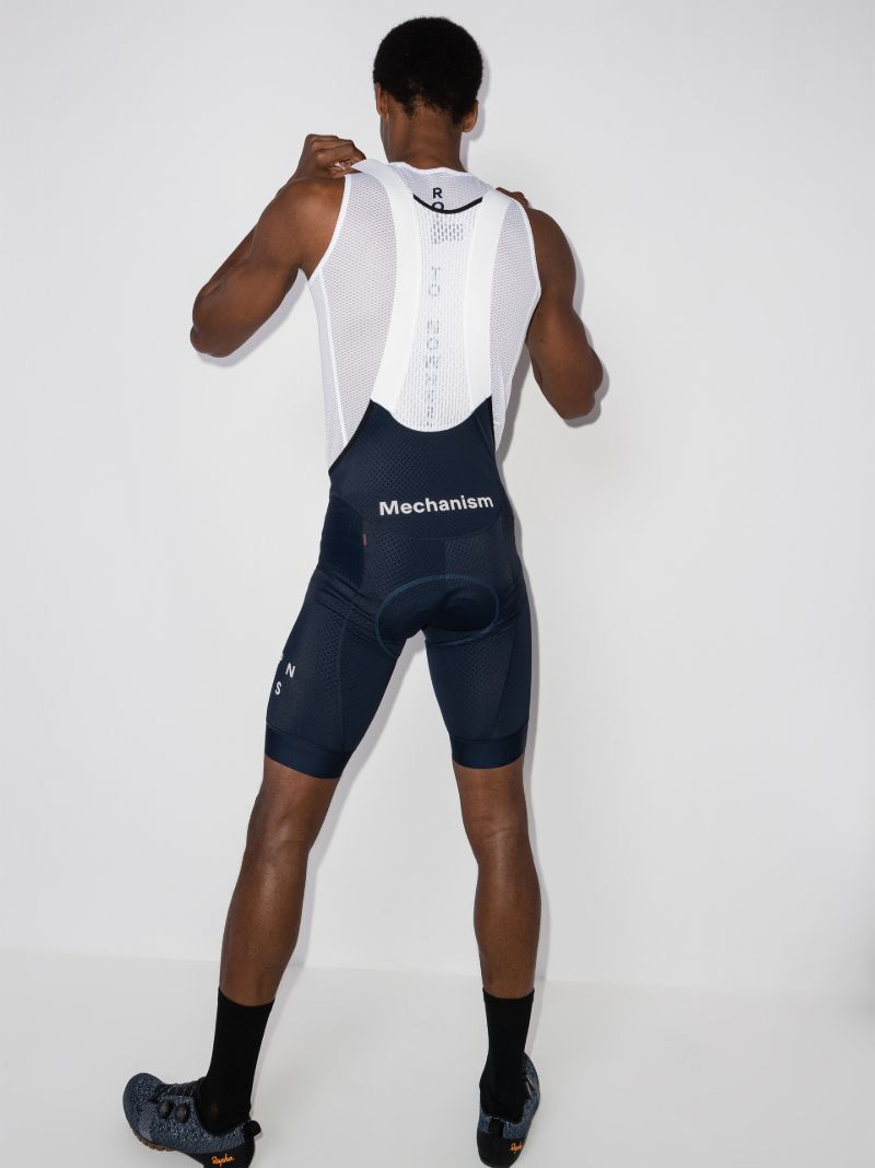 Blue Mechanism Cycling Bib Shorts
