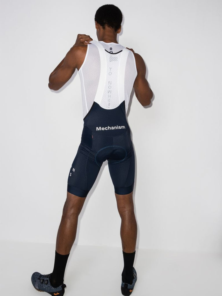 Blue Mechanism Cycling Bib Shorts