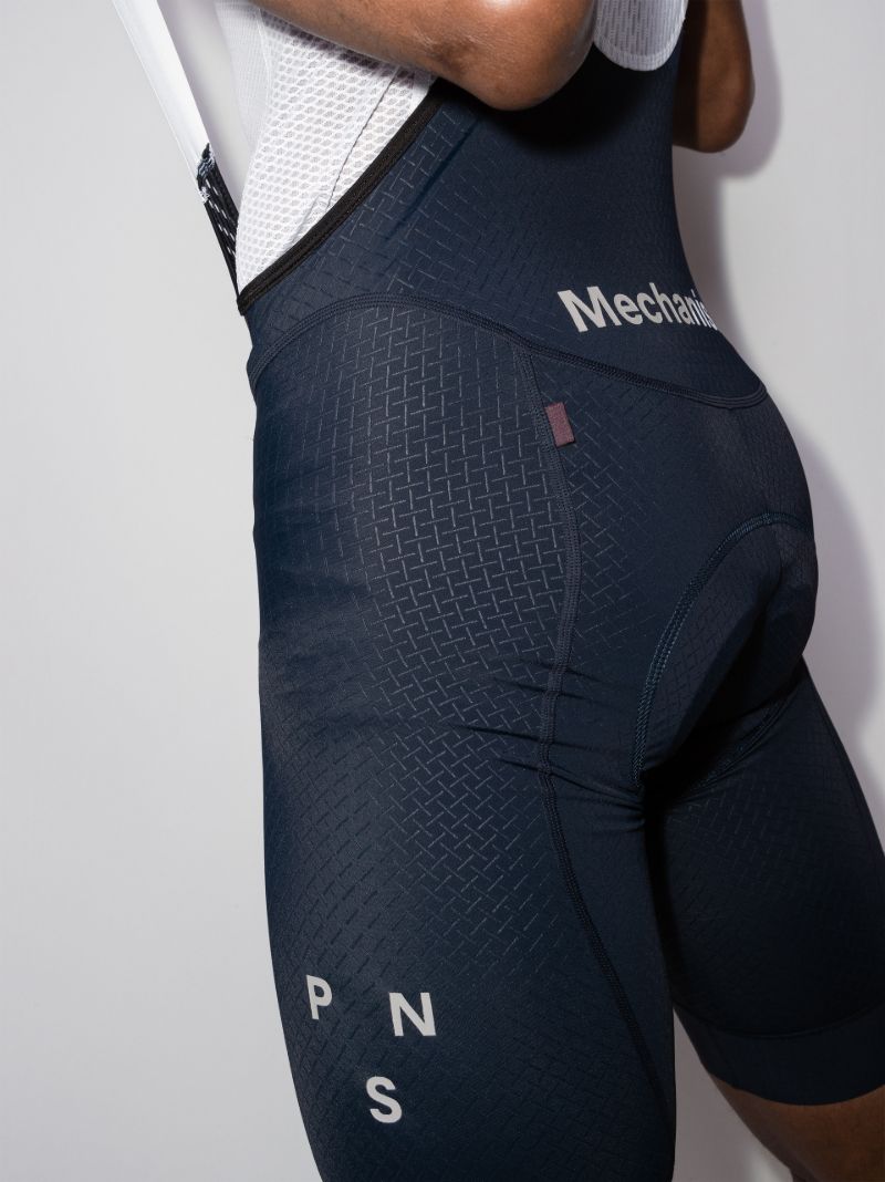 Blue Mechanism Cycling Bib Shorts
