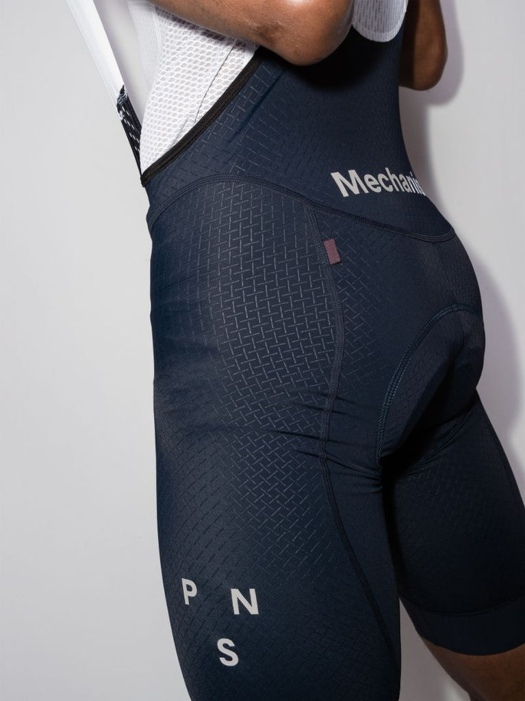 Blue Mechanism Cycling Bib Shorts
