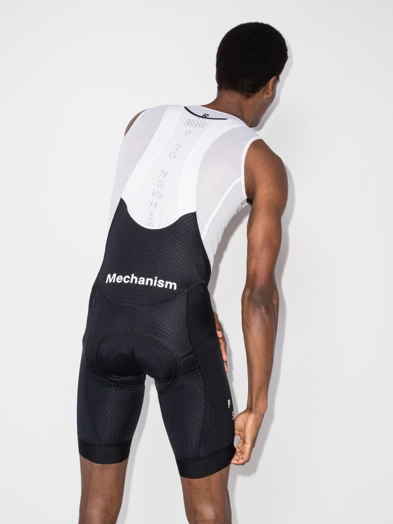 Black Mechanism Cycling Bib Shorts