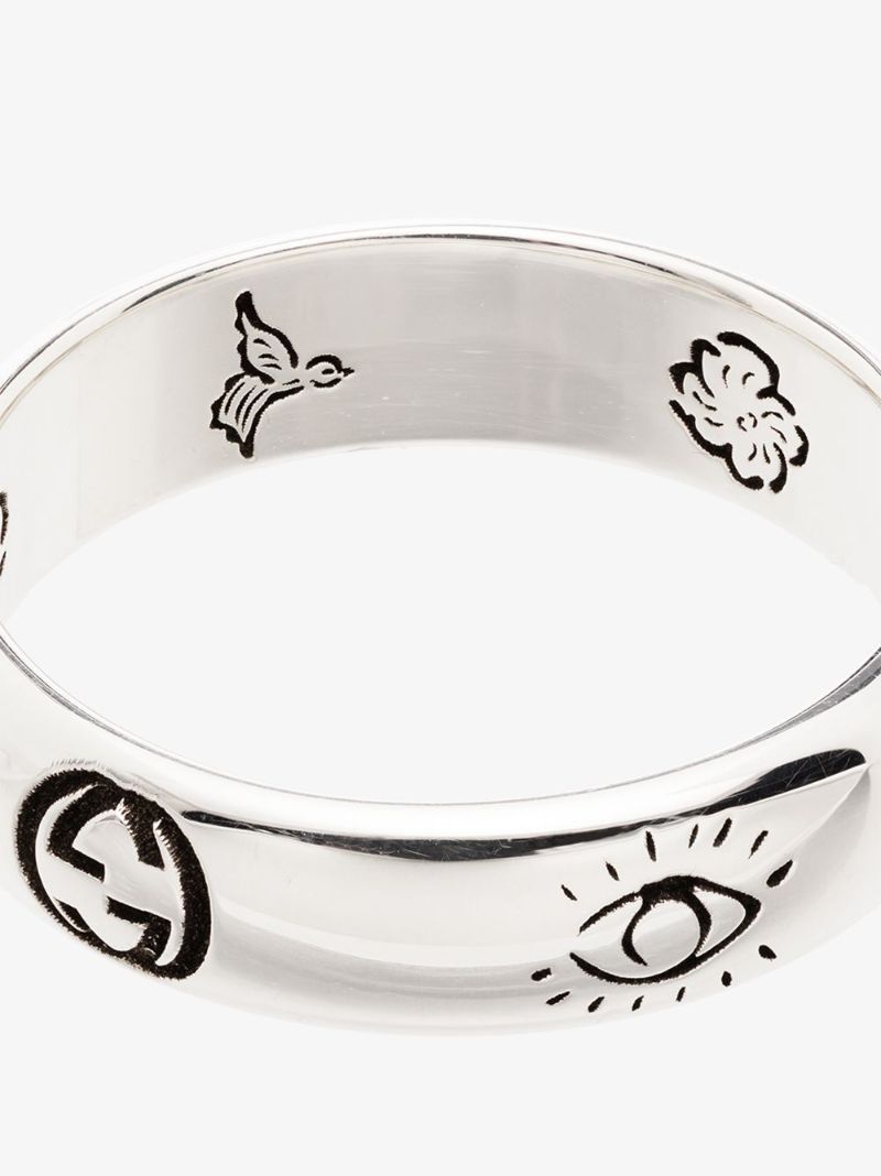 Sterling Silver Blind for Love Band Ring