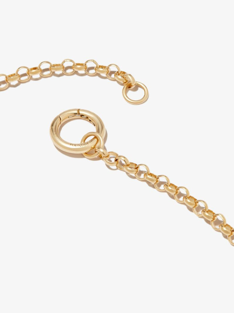 18k Gold Open Belcher Chain