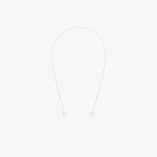 14k Yellow Gold Silver Chain