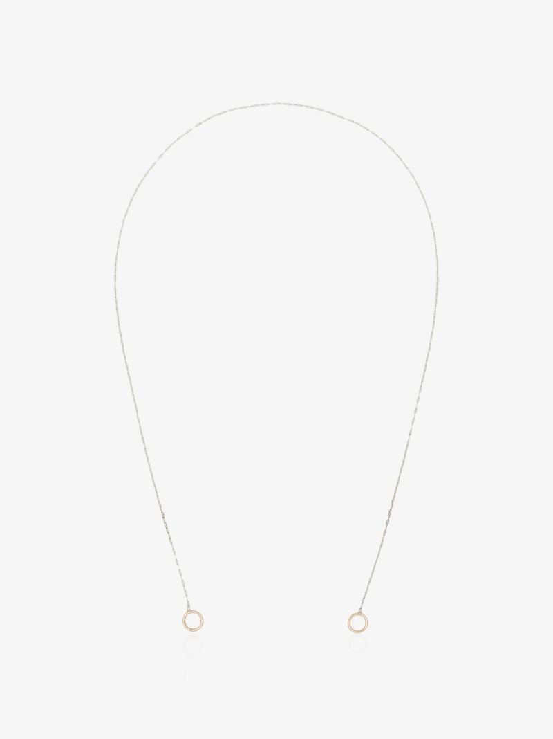 14k Yellow Gold Silver Chain