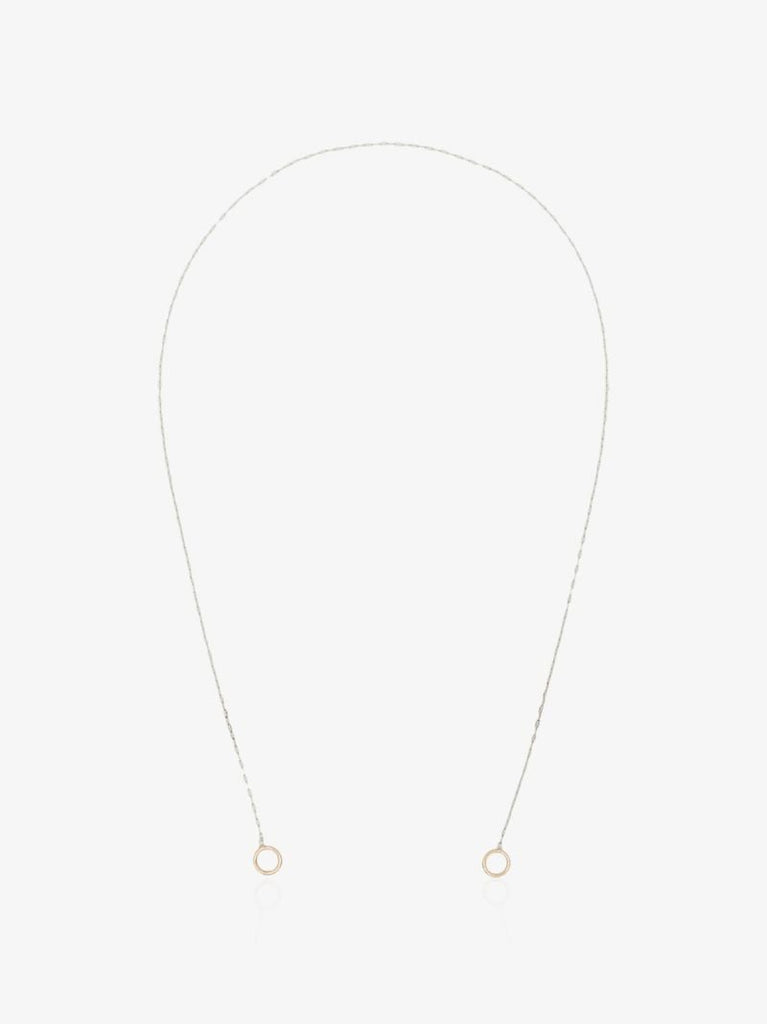 14k Yellow Gold Silver Chain