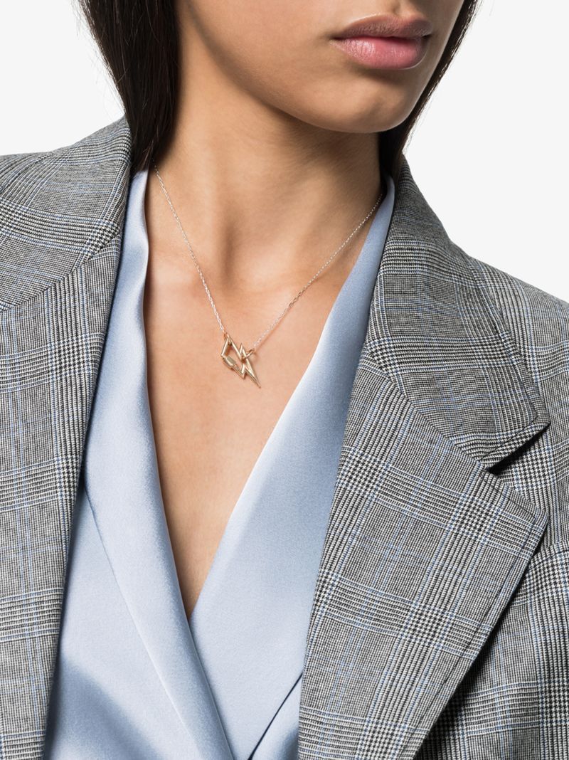 14k Yellow Gold Silver Chain