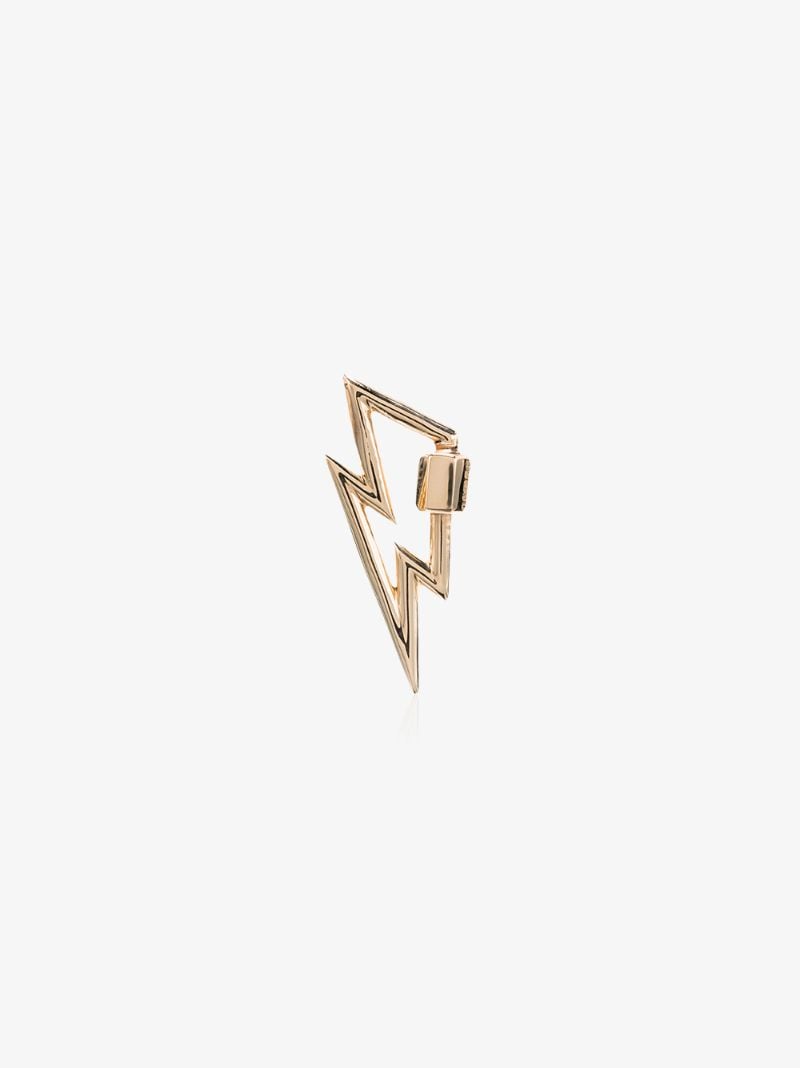 14k Yellow Gold Bolt Regular Lock Charm