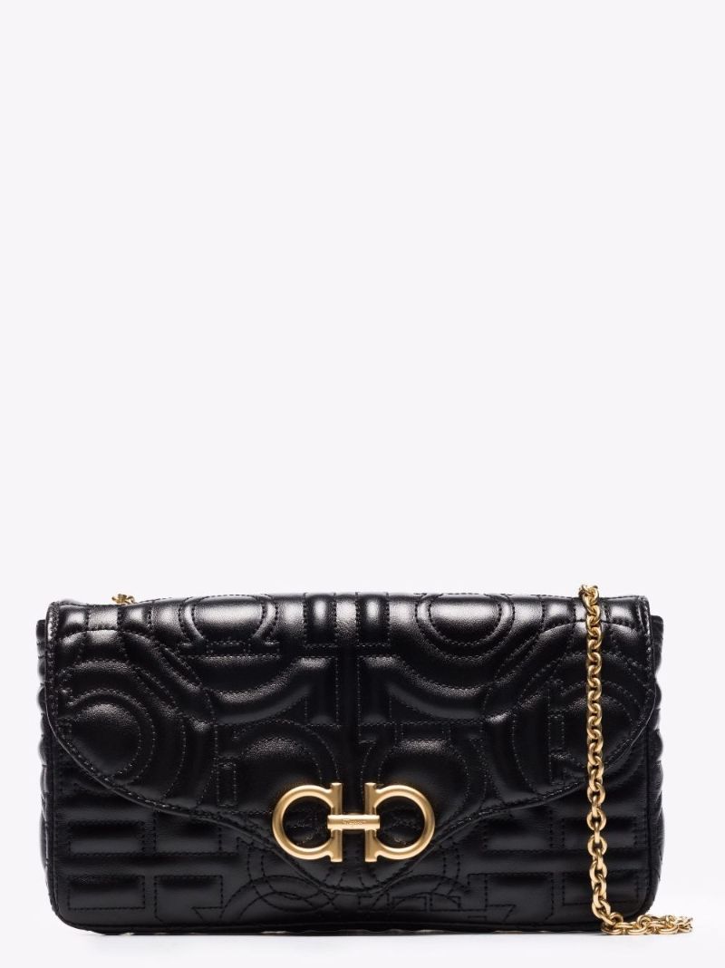 Gancini Quilted Crossbody Bag