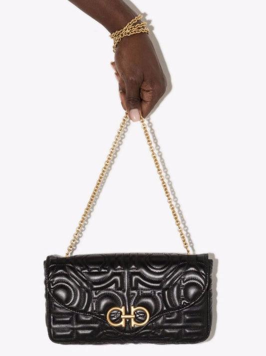 Gancini Quilted Crossbody Bag