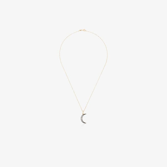 18k Gold Luna Diamond Necklace