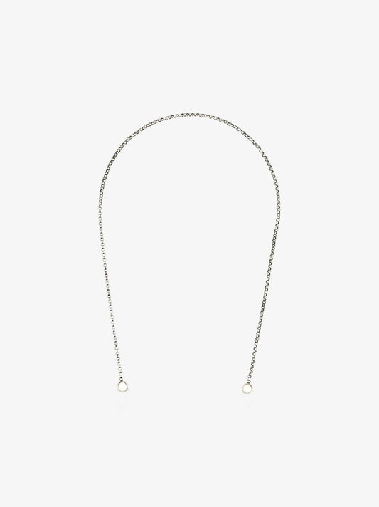 Sterling Silver and 14k Yellow Gold Rolo Chain 16 Inch Necklace