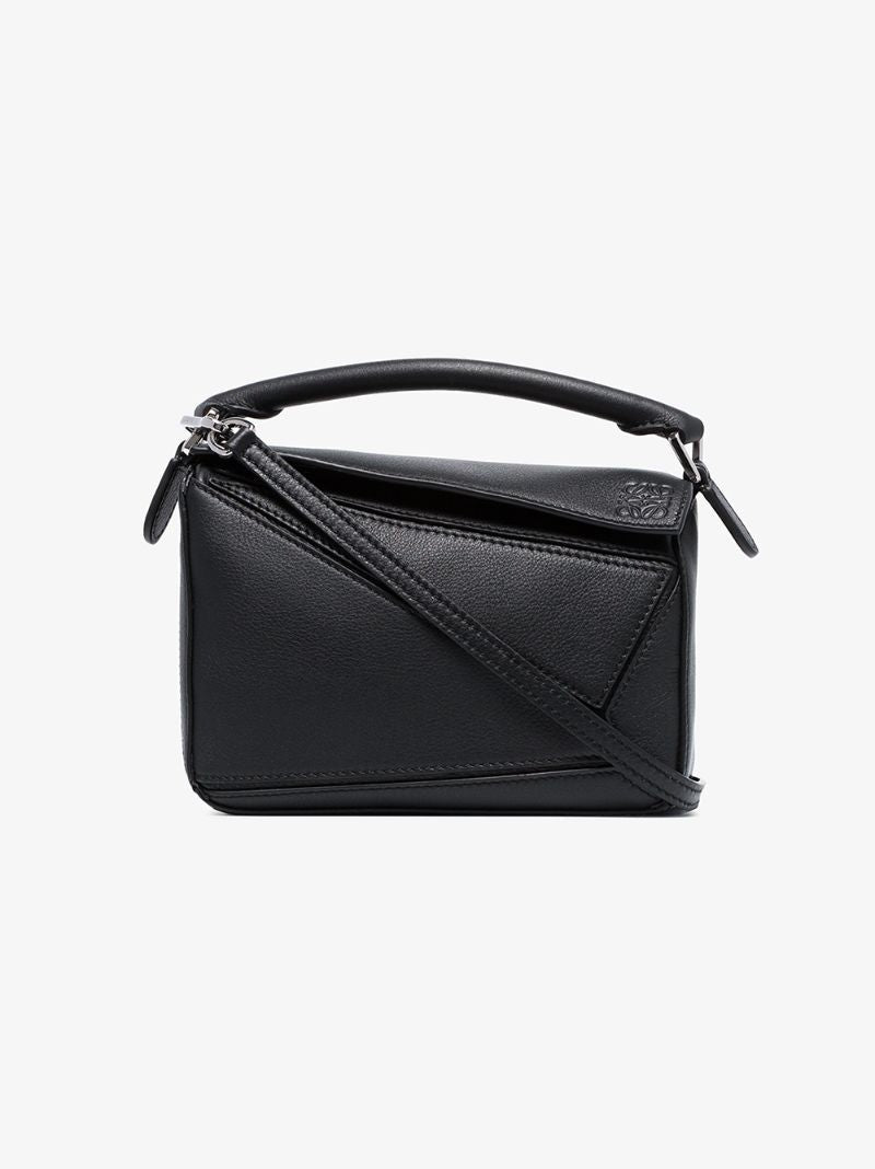 Black Mini Puzzle Shoulder Bag