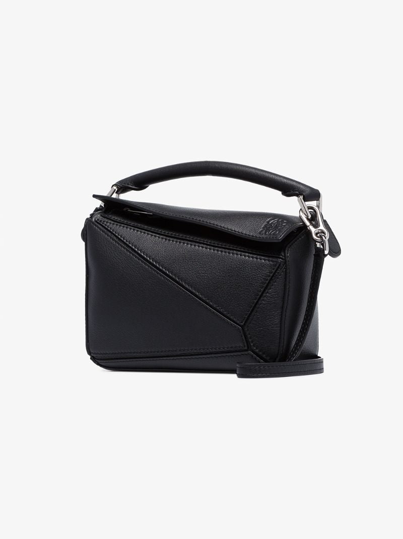 Black Mini Puzzle Shoulder Bag