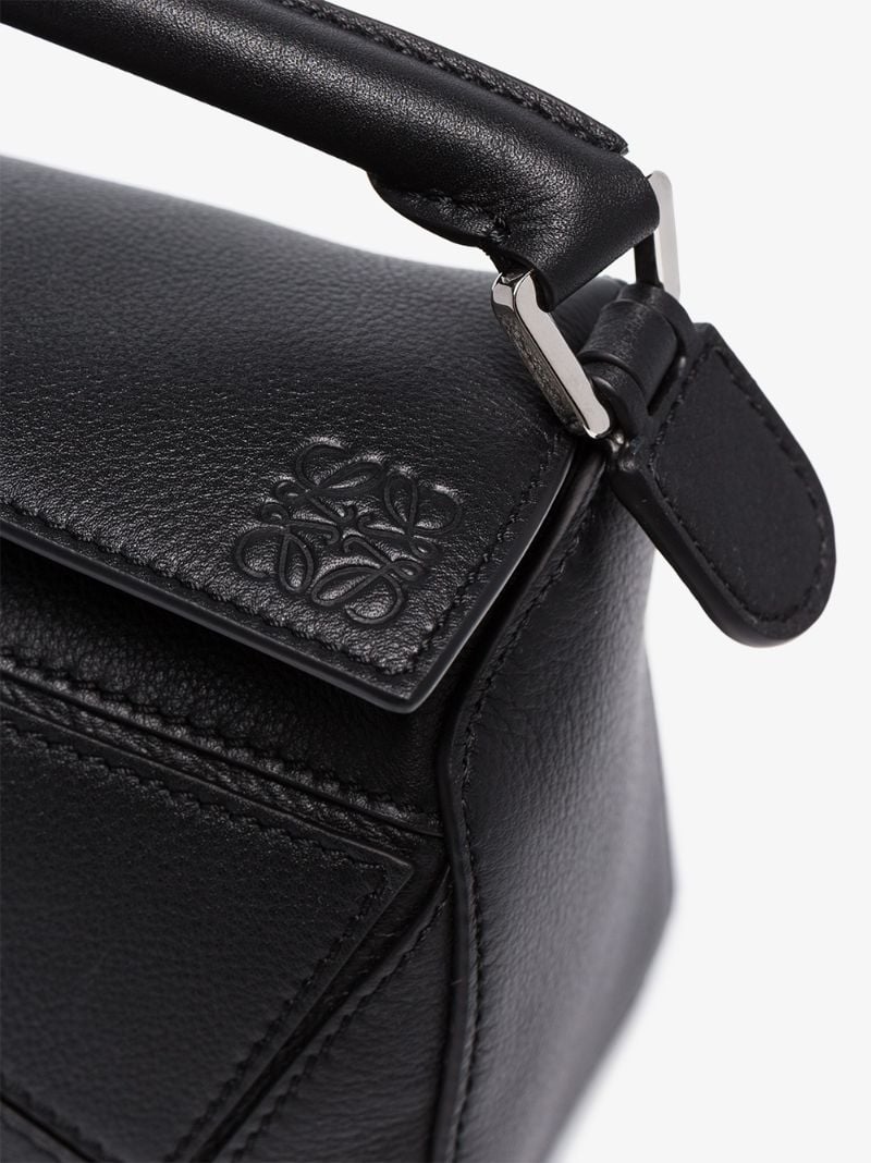 Black Mini Puzzle Shoulder Bag