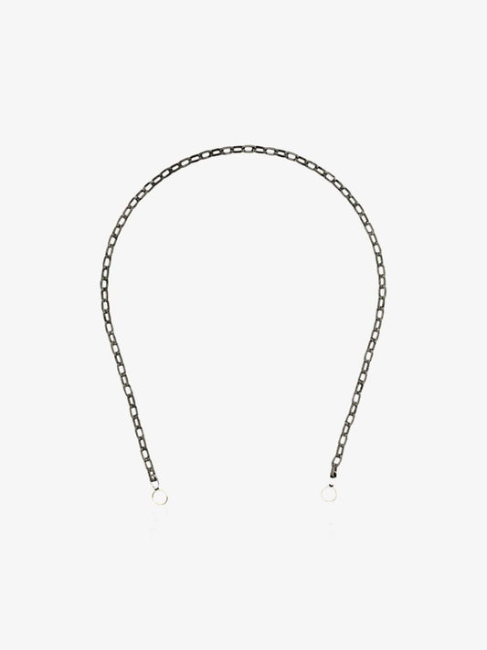 14k Yellow Gold and Silver Biker Chain