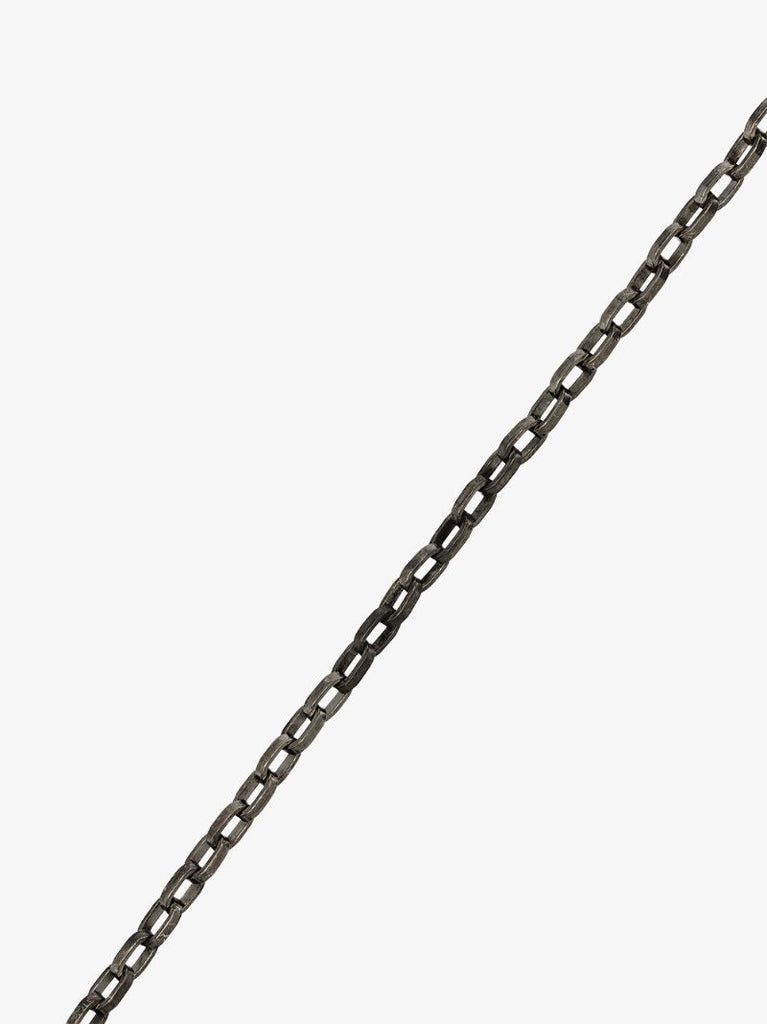 14k Yellow Gold and Silver Biker Chain