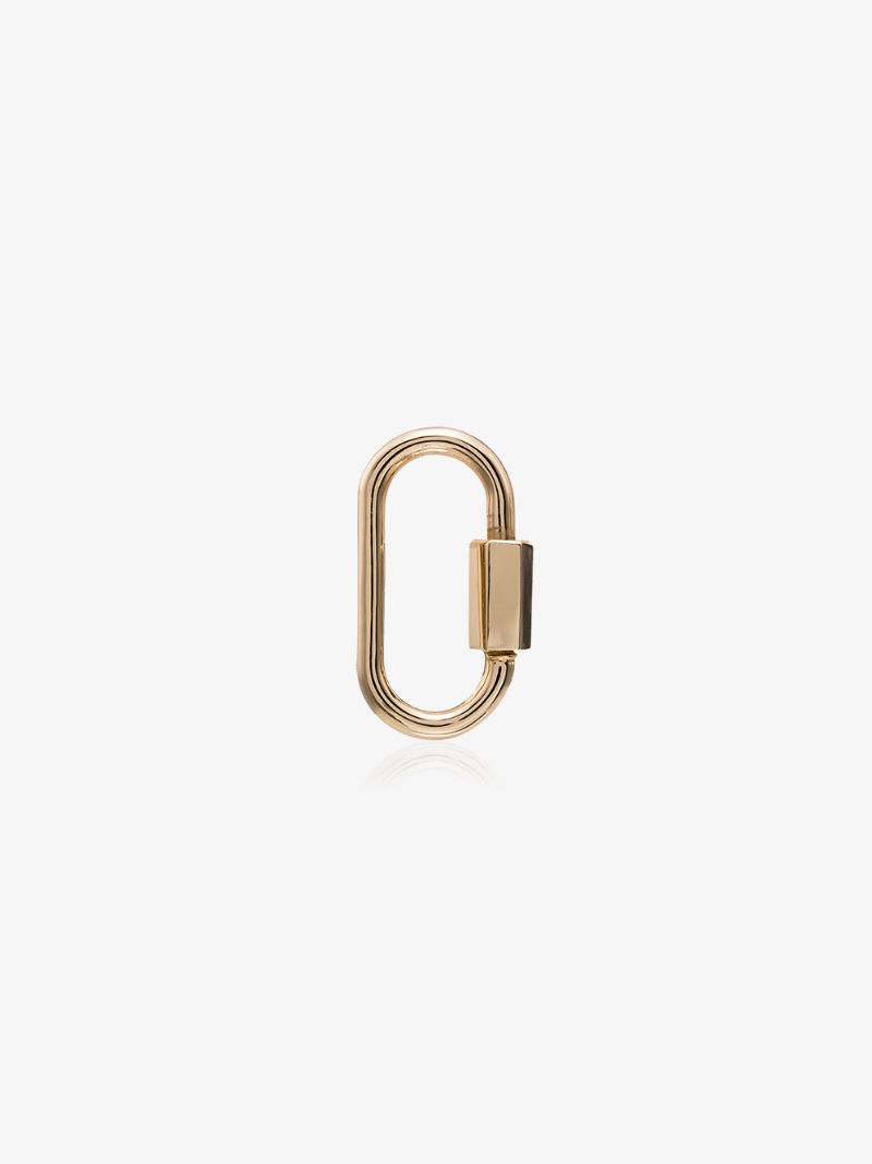 18k Yellow Gold Carabiner Charm