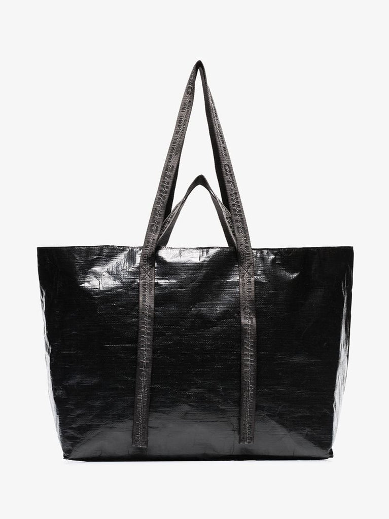 Black Commercial Arrow Logo Tote
