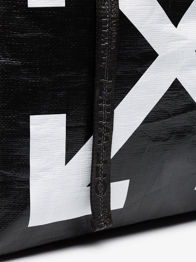 Black Commercial Arrow Logo Tote