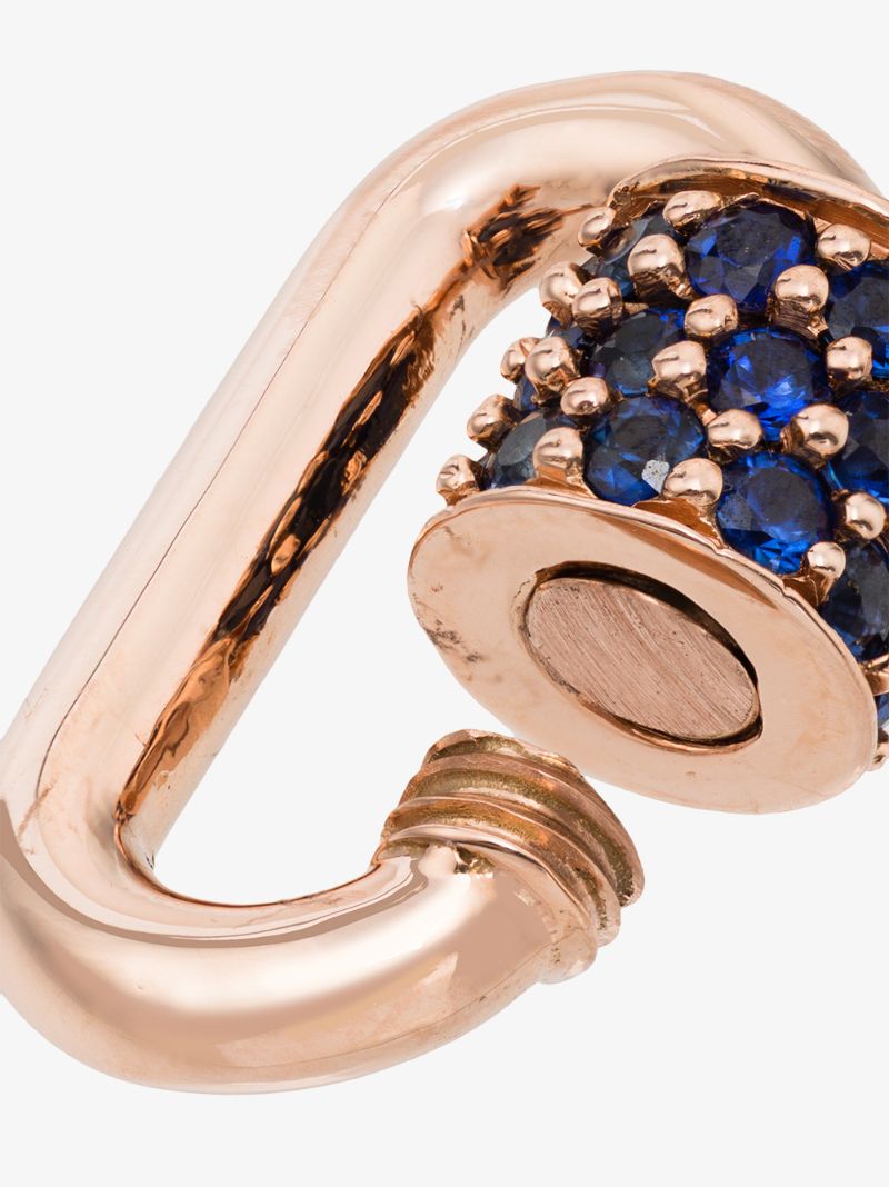 14k Rose Gold Chubby Babylock Sapphire Charm