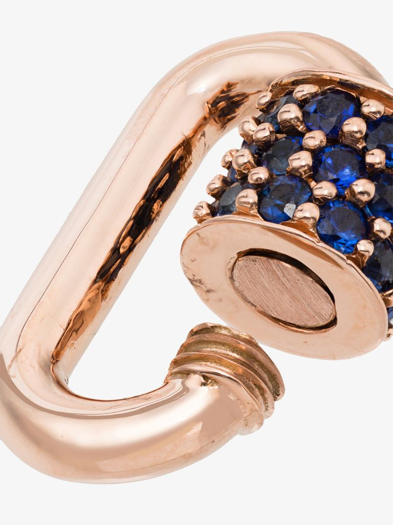 14k Rose Gold Chubby Babylock Sapphire Charm