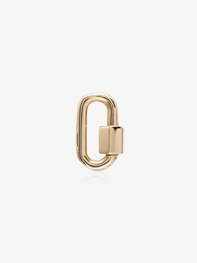 14k Yellow Gold Chubby Baby Lock Charm