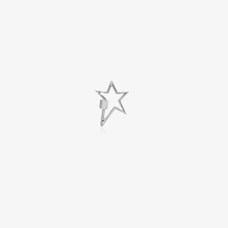 14k White Gold Starlock Charm