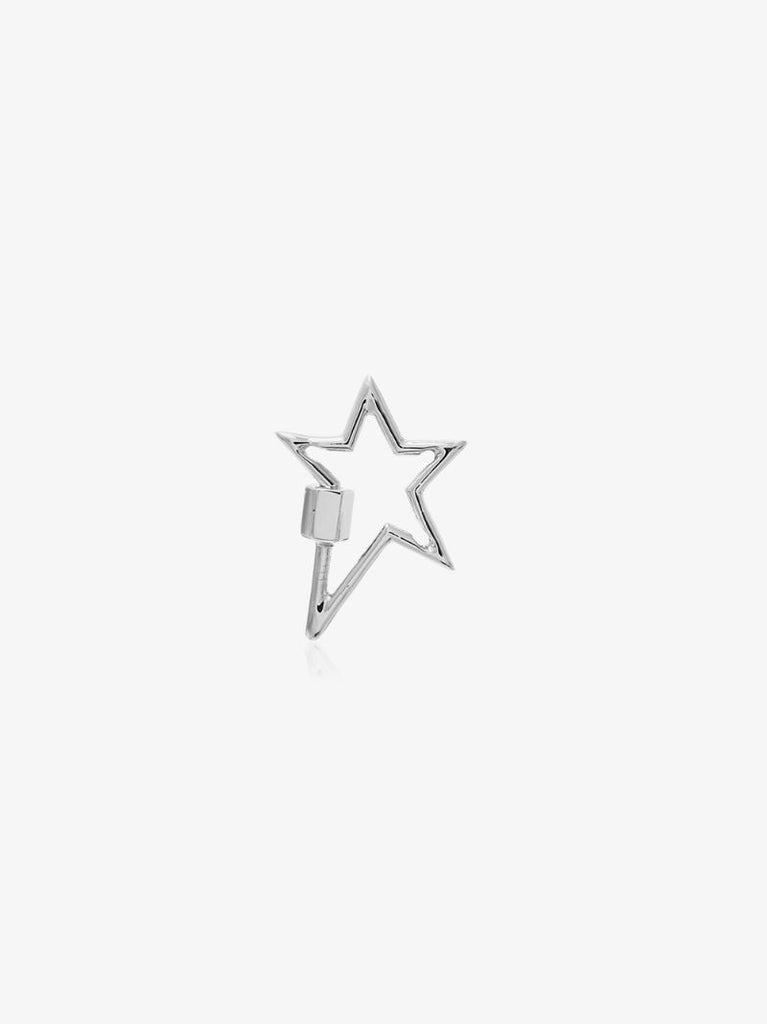 14k White Gold Starlock Charm