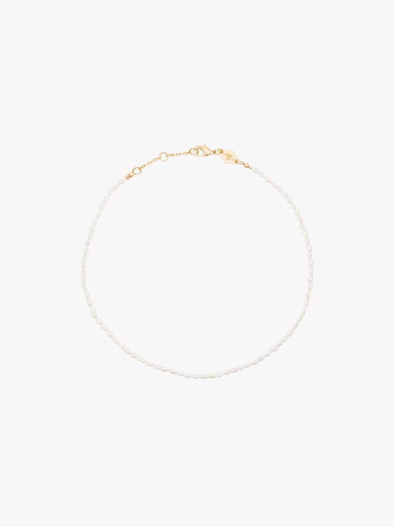 White Wave Pearl Anklet
