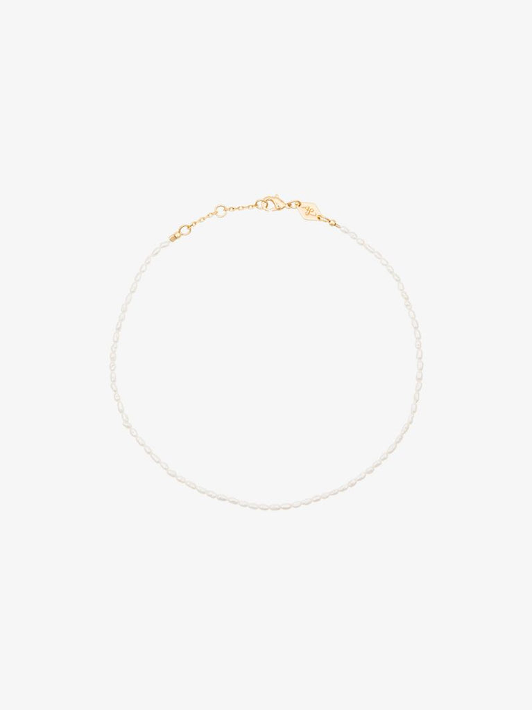 White Wave Pearl Anklet