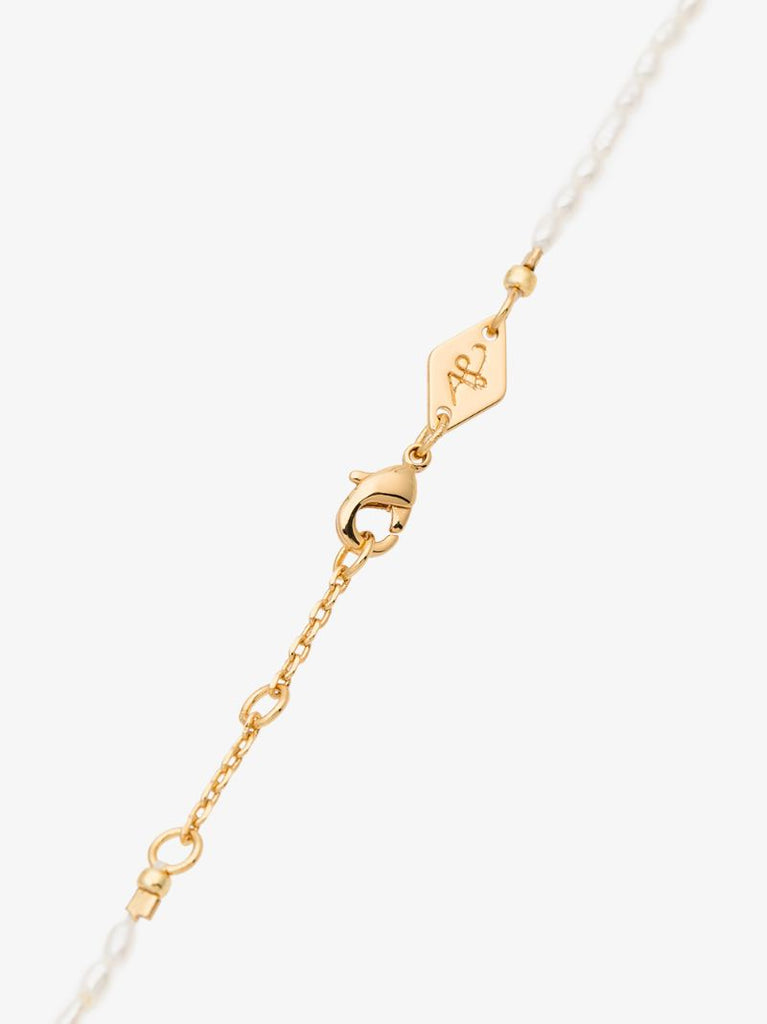 White Wave Pearl Anklet