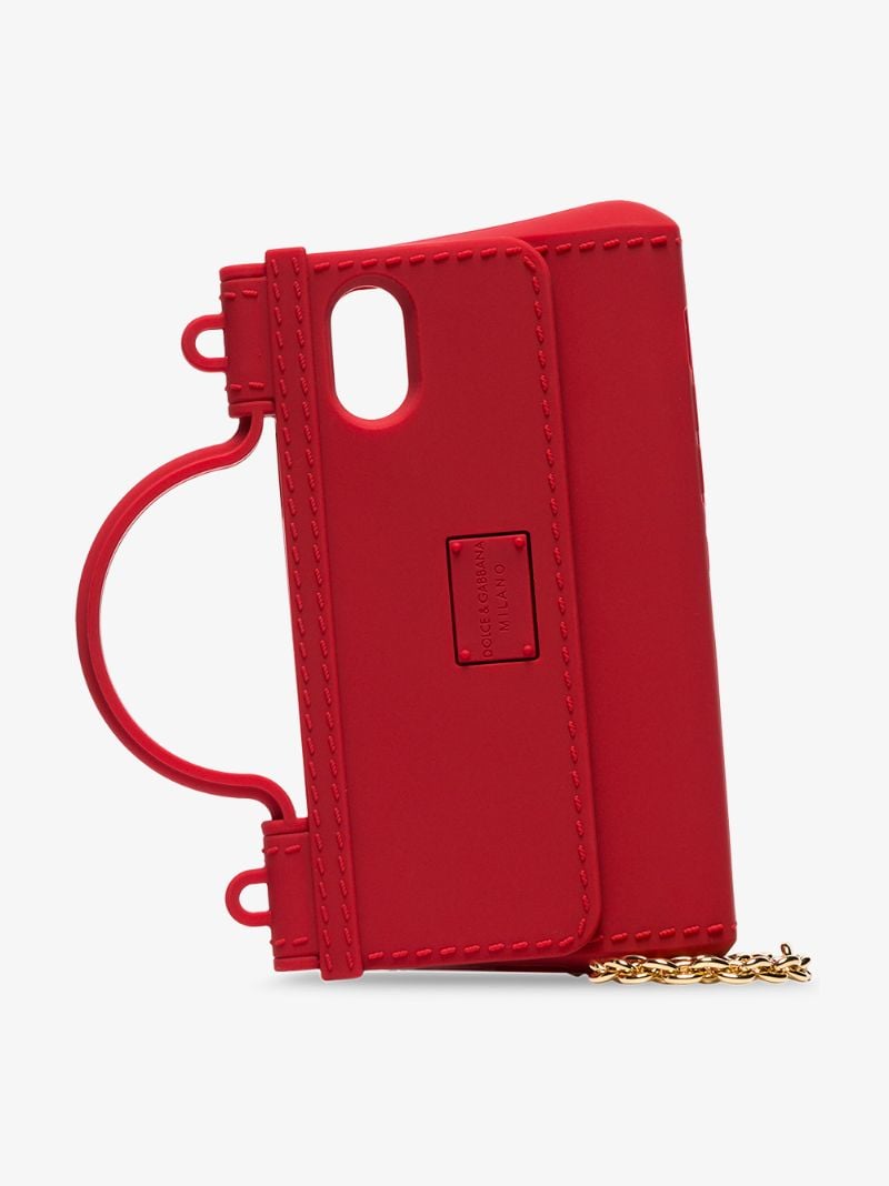 Red Bag and Chain Iphone X Case