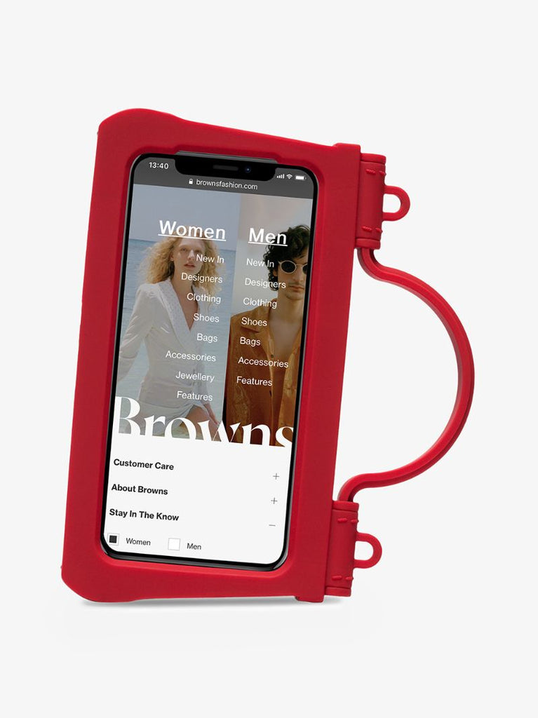 Red Bag and Chain Iphone X Case
