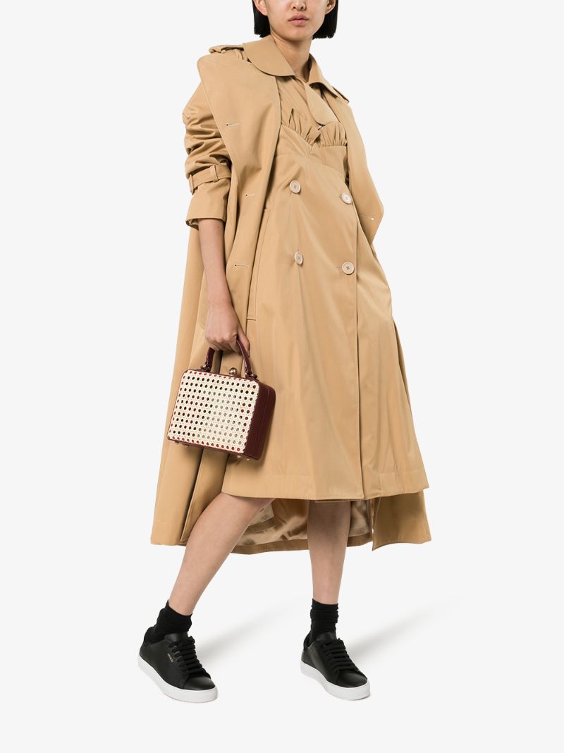 Embellished Deconstructed Trench Coat